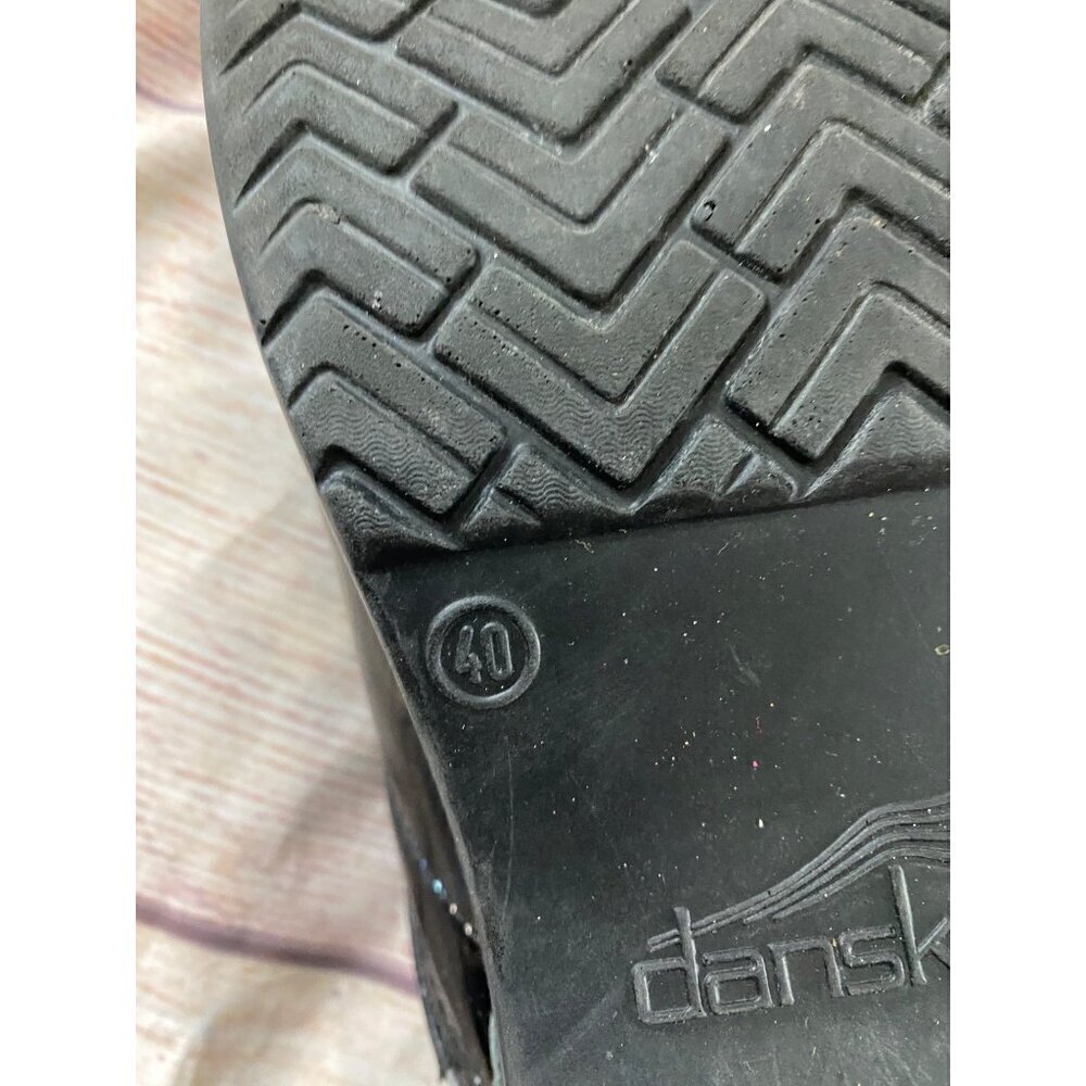 Dansko Women's Black Patent Leather Cloga - 40 (9.5-10) - Picture 11 of 11